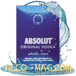 Водка Абсолют Электрик (Absolut Electrik) 3 литра	