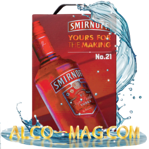 Водка Смирнов Клюква (Smirnoff Redberry) 3 литра	