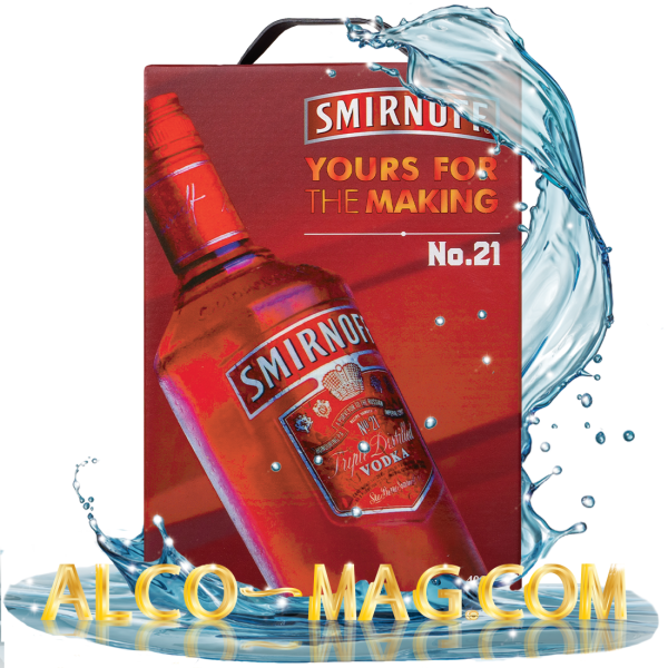 Водка Смирнов Клюква (Smirnoff Redberry) 3 литра	