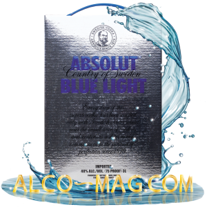 Водка Абсолют (Absolut Blue Light) 3 литра	